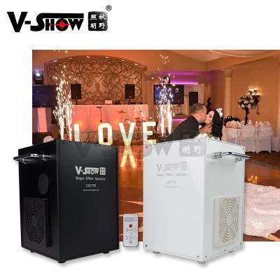 China Stage Wedding Machine Smokeless Fireworks 750W Indoor Cold Cold Spark Machine For DJ Light for sale