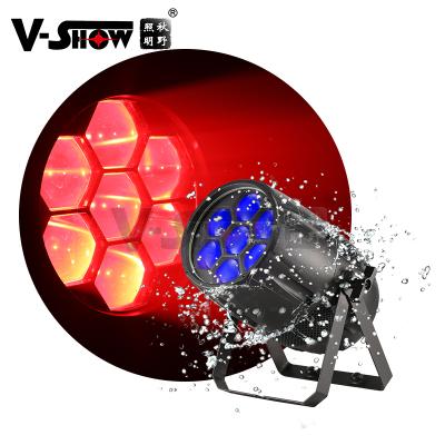 China LANDSCAPE IP65 Waterproof Par Can Light 7x40 W RGBW 4 IN 1Outdoor Zoom LED Par 64 For Wedding Party Stage Lighting Par for sale