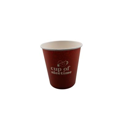 China Disposable Eco friendly 7oz paper cup for paper cup  cold drinks with logo for sale