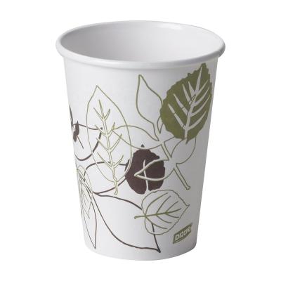 China Disposable Factory new products 12oz hot drinks disposable coffee single wall paper cup for sale