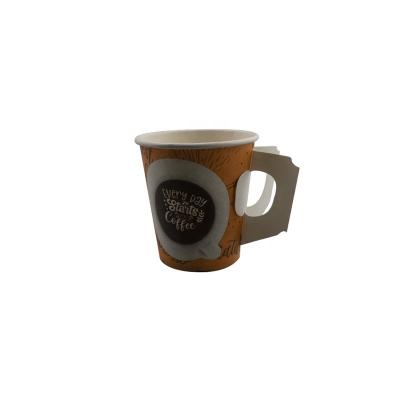 China Disposable Hot selling paper cup disposable 6oz paper cup with handle for sale