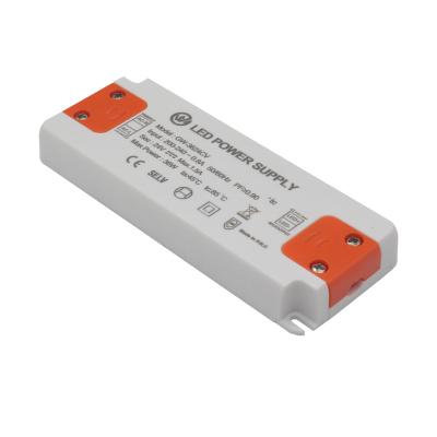 China PC CE certification flame retardant ultra thin led driver 12V 36W constant voltage 15W 24W 36W 48W 60W super thin power supplies for sale