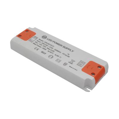 China Fireproof PC Constant Voltage 12v 60w 48w 36w 24w 15w Ultra Light Led Driver CE TUV Approved LED Driver for sale