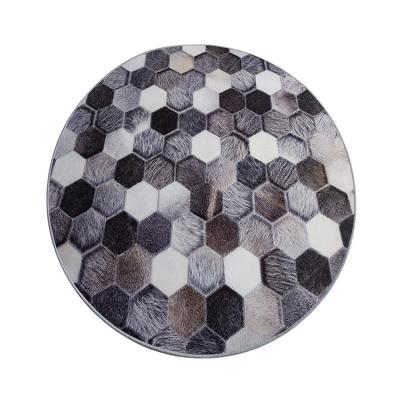 China Living Room Reversible Nordic Round Blankets Whip Upholster Modern Rugs and Blankets for sale