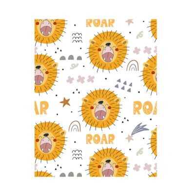 China Jason Large Kids Carpet Playmat Forest Rug Happy Animal Life Washable Play Mat Golden Lion Carpet for sale