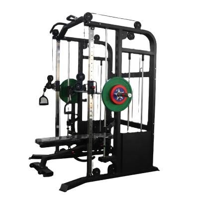 China Dezhou Top Quality Multi Functional Trainer Machine Double Cable-Cross Seamless Welding Commercial Fitness Equipment for sale