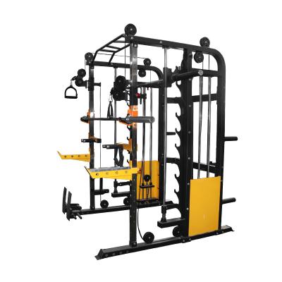 China Universal Commercial Fitness Equipment Functional Trainer Multi Use Smith Machine Squat Rack Functional Machine for sale