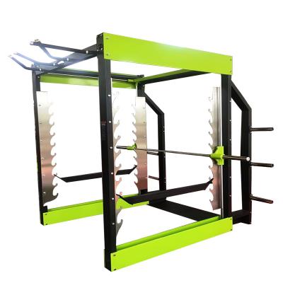 China Commercial Use Gym Equipment 3d Smith Machine Cable Crossover Trainer Power Rack for sale