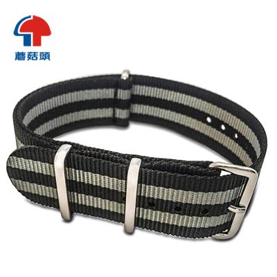 China Wholesale/Durable/Hotsale Comfortable Fashion Adjustable and Removable 22mm Watch Band NATO Watch Strap Premium Nylon for sale