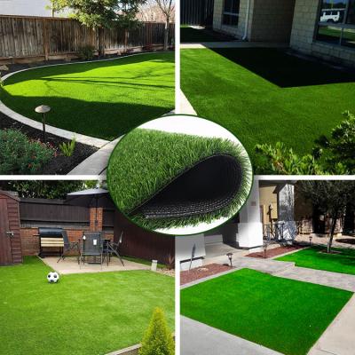 China Modern cheap indoor plastic artificial lawn roll carpet synthetic grass turf carpet indoor fakegrass for landscape garden for sale