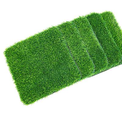 China Modern cheap indoor plastic artificial lawn roll carpet synthetic grass turf carpet indoor fakegrass for landscape garden for sale