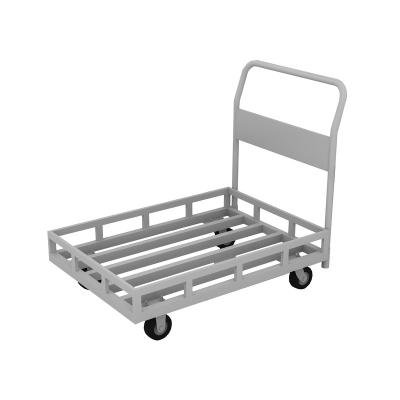 China XinDe Foldable New Product Heavy Duty Platform Cargo Trolley Folding Handle Platform Carts for sale