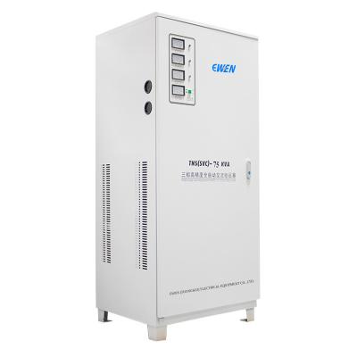 Cina TNS(SVC)-75KVA AC Power Stabilizer Three Phase Automatic Voltage Regulator Stabilizers AVR 380V 230V 220V 400V 415V 440V 480V in vendita