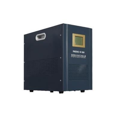 China 50Hz 10KVA Single Phase Voltage Stabilizer 220V 110V With LCD Display for sale