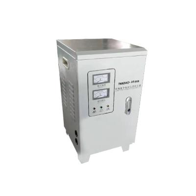 China 220V 10KVA Single Phase Voltage Stabilizer 10000VA 50Hz Vertical Installation for sale