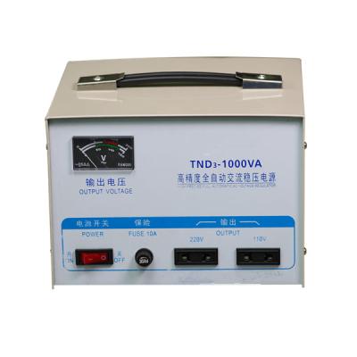 China 220VAC 1000VA Single Phase Automatic Voltage Regulator 50HZ Dual Output Design for sale