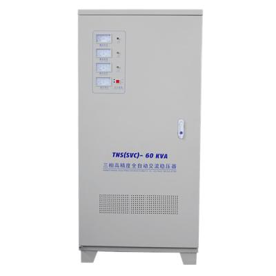 Chine stabilisateur 50Hz 380V triphasé 400V 440V de courant alternatif 60KVA pour l'usage industriel à vendre