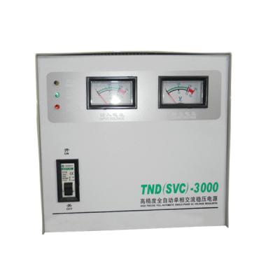 China Single Phase Ac Voltage Regulator 3kva Voltage Stabilizer 110v 220v 50Hz 60Hz for sale