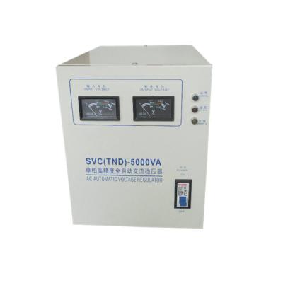 China einphasiges 50Hz des 5000VA Wechselstrom-Stabilisator-5KVA 220V mit Doppelertrag zu verkaufen