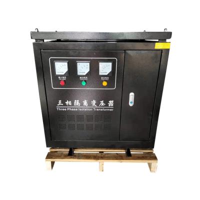 China CNC Machines 70 KVA Transformer 3 Phase 380V Dry Type With Black Enclosure for sale