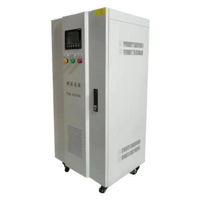 China 3 Phase AVR Voltage Stabilizer Automatic Regulation 50Hz 45KVA Rated Capacity for sale