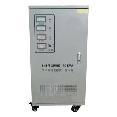 China 20KVA de geregelde AVR-Voeding 380V van de Voltagestabilisator/het Kopermateriaal van 220V 50Hz Te koop