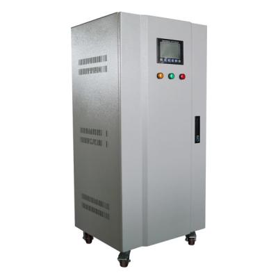 China 3 Phase AVR Voltage Stabilizer 45KVA 380V 400V With LCD Displaying Screen for sale