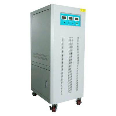 China 60KW Industrial Voltage Stabilizer 60KVA With Digital Meters And Movable Wheels for sale