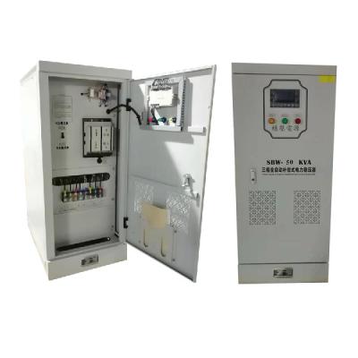 China Voltage Regulation 50KVA LCD 3 Phasen-Stabilisator zu verkaufen