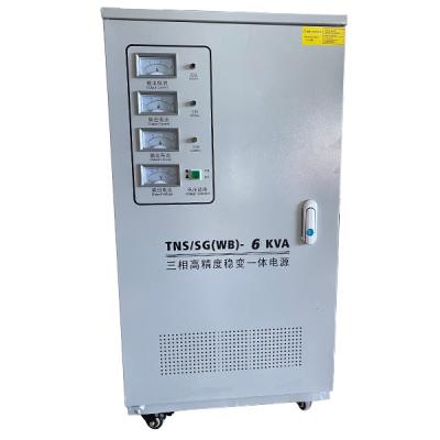 China TNS(SG)-6KVA Three Phase AC Coil Automatic Ragulated Power Supply for sale