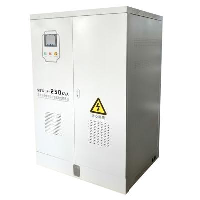 Chine Stabilisateur compensé automatique triphasé de tension de vente d'usine à C.A. de SBW-F-250KVA 43-67 hertz à vendre