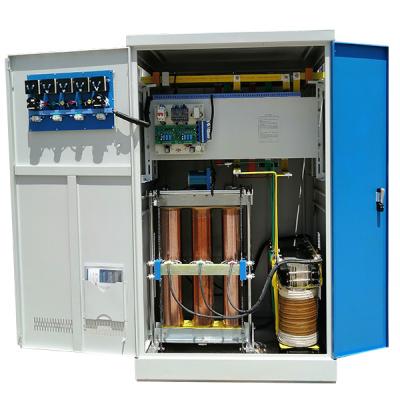 China Regulador de voltaje compensado automático de Servo Motor Type del fabricante trifásico de la CA de SBW-400KVA en venta