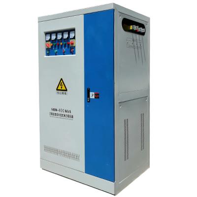 China Regulador de voltaje industrial modificado para requisitos particulares automático del IP 20 trifásicos de la CA del poder grande SBW-400KVA en venta