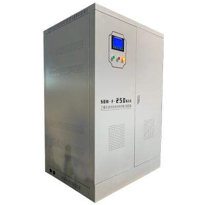 Κίνα SBW-F-2500KVA 50-60 Hz AC Three Phase Full Auto Servo Motor Type Voltage Regulator προς πώληση