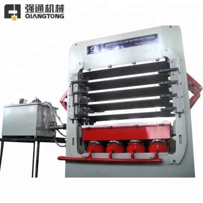 China MDF HDF Door Skin Press Melamine Lamination MDF Door Production Line / Hot Presses For Wooden Doors /Moulded Door Skin Press Machine for sale