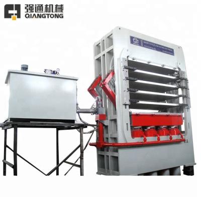 China Multi Layer Melamine MDF Door Skin Hot Press Machine / Primer Door Skin Molded 3'x7 4'x8 for sale