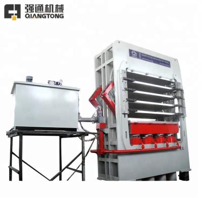 China MDF HDF Door Skin Hot Press Melamine / Veneer / Pre-Laminated HDF MDF Door Skin Hot Press Machine for sale