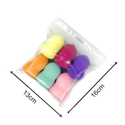 China Dipping Becomes Greater Beauty Makeup Tools 6pcs None Latex Multi Colored Squash Makeup Sponges for sale