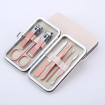 China Popular Rose Gold Manicure Cutters Household Stainless Steel Pedicure Manicure Set for sale