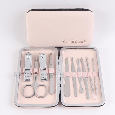 China Stainless Steel Popular Manicure Nail Care Set Luxury Manicure Rose Gold Nail Clipper Set for sale