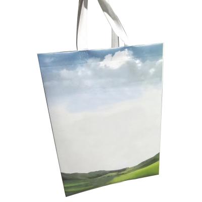 China Recyclable Tote Bag Wholesale Portable Nonwoven Duty Laminated PP Non Woven Shopping Bags Custom Nonwoven Bag for sale