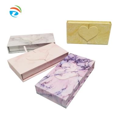 China Handmade Custom False Eyelash Cardboard Box Eyelash Box A Pair Of Eyelash Packaging Box 3D Beauty Makeup Products for sale