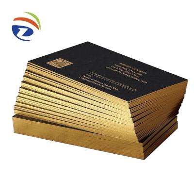 China paper & Cardboard Custom Shopping Thank You Card For Business PVC Card Black Card Custom Stamping for sale