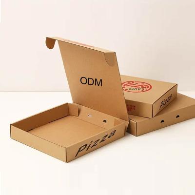 China Disposable Customizable High Quality Commercial Corrugated 6inch 8inch 10inch Disposable Pizza Mailing Custom Paper Box for sale