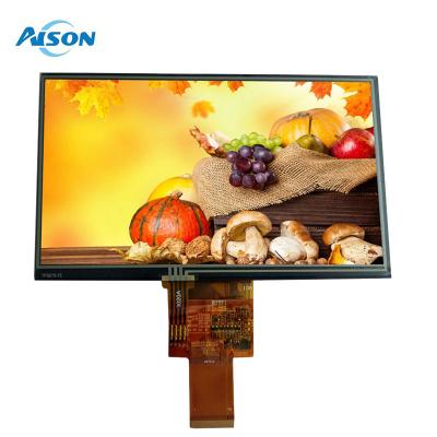 China 300nits Resistive Touch Screen Display 40 Pin Industrial Touch Screen Panel 7 Inch for sale