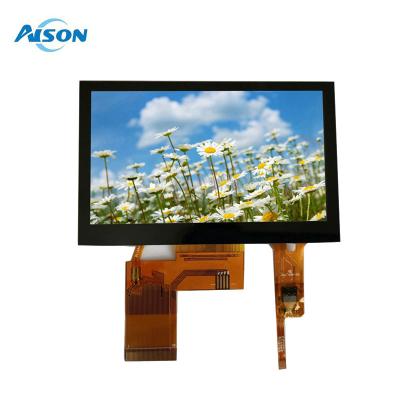 China 4.3 Touch Screen Display 1000:1 IPS Touch Display Transmissive With Captouch Screen for sale