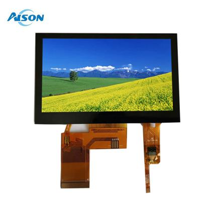 China 4.3 Inch LCD Display 400 Cd/M2 IPS Capacitive Touch Screen 480x272 for sale