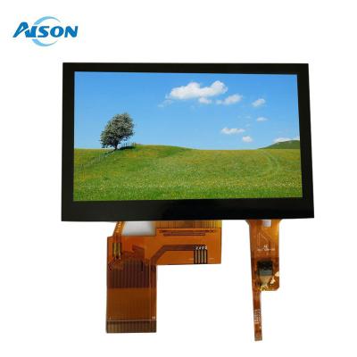 中国 PCAP IPS LCD モジュール 480x272 容量LCDタッチスクリーン 450 Cd/M2 RGB 24 ビットインターフェース 販売のため