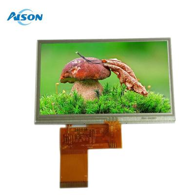 China 40 Pin TFT Resistive Touch Screen 480x272 Resistive Touchscreen 4.3 Inch for sale