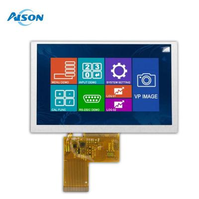 China 800x480 TFT-LCD-Bildschirmmodul 5 Zoll IPS TFT-Display 500 Cd/M2 zu verkaufen